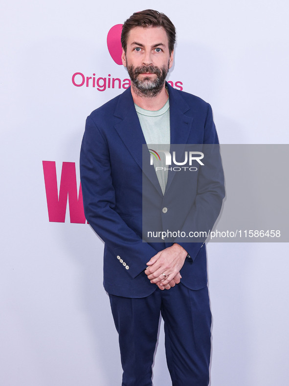 Jon Watts arrives at the Los Angeles Premiere Of Apple TV+'s 'Wolfs' held at the TCL Chinese Theatre IMAX on September 18, 2024 in Hollywood...