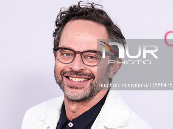 Nick Kroll arrives at the Los Angeles Premiere Of Apple TV+'s 'Wolfs' held at the TCL Chinese Theatre IMAX on September 18, 2024 in Hollywoo...