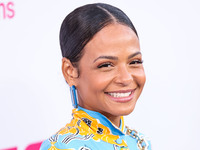 Christina Milian arrives at the Los Angeles Premiere Of Apple TV+'s 'Wolfs' held at the TCL Chinese Theatre IMAX on September 18, 2024 in Ho...