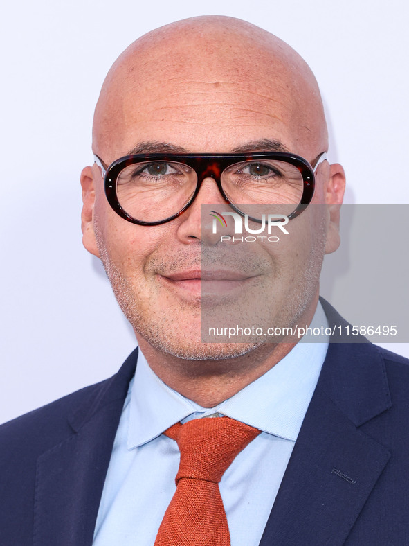 Billy Zane arrives at the Los Angeles Premiere Of Apple TV+'s 'Wolfs' held at the TCL Chinese Theatre IMAX on September 18, 2024 in Hollywoo...