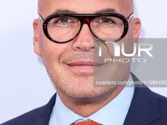 Billy Zane arrives at the Los Angeles Premiere Of Apple TV+'s 'Wolfs' held at the TCL Chinese Theatre IMAX on September 18, 2024 in Hollywoo...