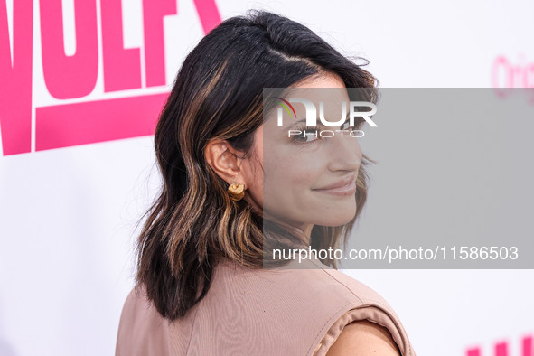 Richa Moorjani arrives at the Los Angeles Premiere Of Apple TV+'s 'Wolfs' held at the TCL Chinese Theatre IMAX on September 18, 2024 in Holl...