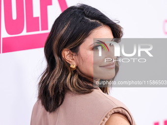 Richa Moorjani arrives at the Los Angeles Premiere Of Apple TV+'s 'Wolfs' held at the TCL Chinese Theatre IMAX on September 18, 2024 in Holl...