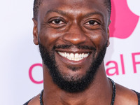 Aldis Hodge arrives at the Los Angeles Premiere Of Apple TV+'s 'Wolfs' held at the TCL Chinese Theatre IMAX on September 18, 2024 in Hollywo...