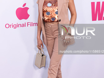 Richa Moorjani arrives at the Los Angeles Premiere Of Apple TV+'s 'Wolfs' held at the TCL Chinese Theatre IMAX on September 18, 2024 in Holl...