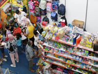 The 3rd edition of the back-to-school fair in Algiers, Algeria, on September 18, 2024, aims to ensure the availability of school and office...