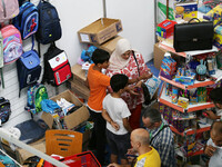 The 3rd edition of the back-to-school fair in Algiers, Algeria, on September 18, 2024, aims to ensure the availability of school and office...