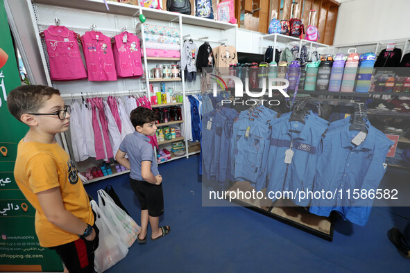 The 3rd edition of the back-to-school fair in Algiers, Algeria, on September 18, 2024, aims to ensure the availability of school and office...