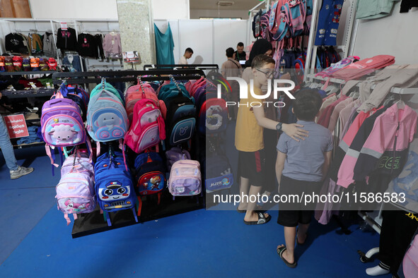 The 3rd edition of the back-to-school fair in Algiers, Algeria, on September 18, 2024, aims to ensure the availability of school and office...