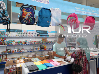 The 3rd edition of the back-to-school fair in Algiers, Algeria, on September 18, 2024, aims to ensure the availability of school and office...