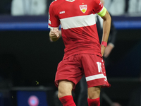 Atakan Karazor defensive midfield of Stuttgart and Turkiye during the UEFA Champions League 2024/25 League Phase MD1 match between Real Madr...