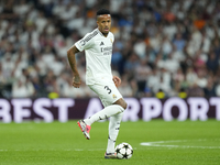 Eder Militao centre-back of Real Madrid and Brazil during the UEFA Champions League 2024/25 League Phase MD1 match between Real Madrid C.F....