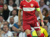 Atakan Karazor defensive midfield of Stuttgart and Turkiye during the UEFA Champions League 2024/25 League Phase MD1 match between Real Madr...