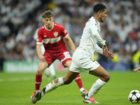 Jude Bellingham central midfield of Real Madrid and England during the UEFA Champions League 2024/25 League Phase MD1 match between Real Mad...