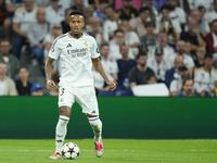 Eder Militao centre-back of Real Madrid and Brazil during the UEFA Champions League 2024/25 League Phase MD1 match between Real Madrid C.F....