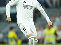 Federico Valverde central midfield of Real Madrid and Uruguay during the UEFA Champions League 2024/25 League Phase MD1 match between Real M...