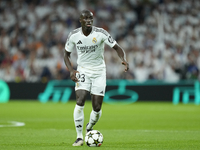 Ferland Mendy left-back of Real Madrid and France during the UEFA Champions League 2024/25 League Phase MD1 match between Real Madrid C.F. a...