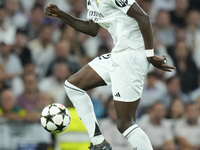 Antonio Rudiger centre-back of Real Madrid and Germany during the UEFA Champions League 2024/25 League Phase MD1 match between Real Madrid C...