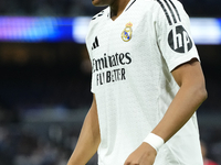 Kylian Mbappe centre-forward of Real Madrid and France during the UEFA Champions League 2024/25 League Phase MD1 match between Real Madrid C...