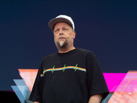 Smudo, a German musician, speaks at Media Park on the second day of Deutsche Telekom's Digital X event in Cologne, Germany, on September 18,...