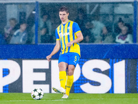 Valeriy Bondar of FC Shakhtar Donetsk during the UEFA Champions League 2024/25 League Phase MD1 match between Bologna FC and FC Shakhtar Don...