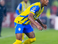 Pedrinho of FC Shakhtar Donetsk during the UEFA Champions League 2024/25 League Phase MD1 match between Bologna FC and FC Shakhtar Donetsk a...