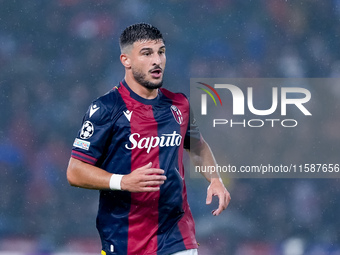 Riccardo Orsolini of Bologna FC looks on during the UEFA Champions League 2024/25 League Phase MD1 match between Bologna FC and FC Shakhtar...