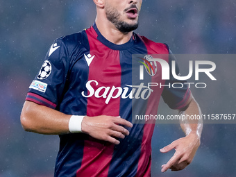 Riccardo Orsolini of Bologna FC looks on during the UEFA Champions League 2024/25 League Phase MD1 match between Bologna FC and FC Shakhtar...