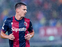 Nikola Moro of Bologna FC looks on during the UEFA Champions League 2024/25 League Phase MD1 match between Bologna FC and FC Shakhtar Donets...