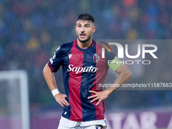 Riccardo Orsolini of Bologna FC looks on during the UEFA Champions League 2024/25 League Phase MD1 match between Bologna FC and FC Shakhtar...