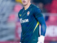 Dmytro Riznyk of FC Shakhtar Donetsk looks on during the UEFA Champions League 2024/25 League Phase MD1 match between Bologna FC and FC Shak...