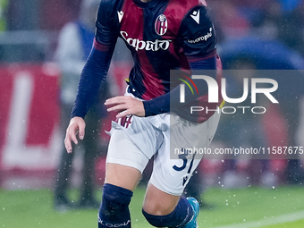 Sam Beukema of Bologna FC during the UEFA Champions League 2024/25 League Phase MD1 match between Bologna FC and FC Shakhtar Donetsk at Stad...