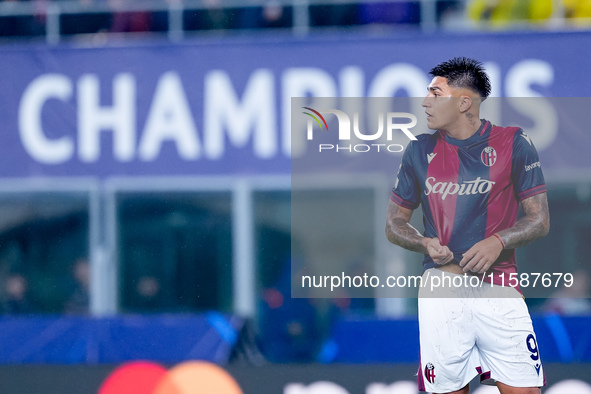 Santiago Castro of Bologna FC looks on during the UEFA Champions League 2024/25 League Phase MD1 match between Bologna FC and FC Shakhtar Do...