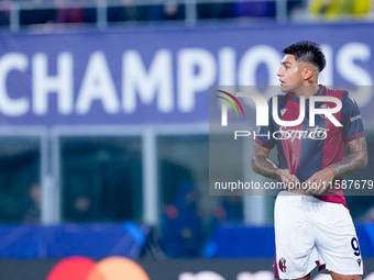 Santiago Castro of Bologna FC looks on during the UEFA Champions League 2024/25 League Phase MD1 match between Bologna FC and FC Shakhtar Do...