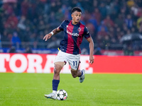 Dan Ndoye of Bologna FC during the UEFA Champions League 2024/25 League Phase MD1 match between Bologna FC and FC Shakhtar Donetsk at Stadio...