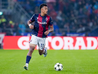 Dan Ndoye of Bologna FC during the UEFA Champions League 2024/25 League Phase MD1 match between Bologna FC and FC Shakhtar Donetsk at Stadio...