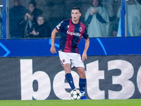 Nikola Moro of Bologna FC during the UEFA Champions League 2024/25 League Phase MD1 match between Bologna FC and FC Shakhtar Donetsk at Stad...