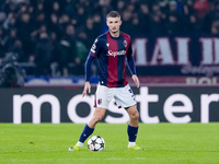 Stefan Posch of Bologna FC during the UEFA Champions League 2024/25 League Phase MD1 match between Bologna FC and FC Shakhtar Donetsk at Sta...