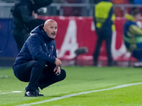 Vincenzo Italiano head coach of Bologna FC looks on during the UEFA Champions League 2024/25 League Phase MD1 match between Bologna FC and F...