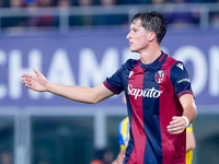 Giovanni Fabbian of Bologna FC during the UEFA Champions League 2024/25 League Phase MD1 match between Bologna FC and FC Shakhtar Donetsk at...