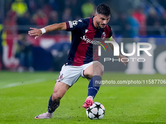 Riccardo Orsolini of Bologna FC during the UEFA Champions League 2024/25 League Phase MD1 match between Bologna FC and FC Shakhtar Donetsk a...