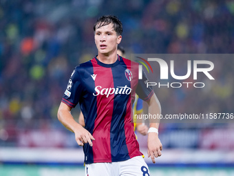 Giovanni Fabbian of Bologna FC looks on during the UEFA Champions League 2024/25 League Phase MD1 match between Bologna FC and FC Shakhtar D...