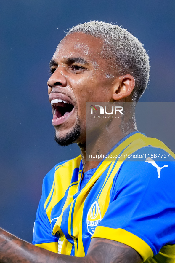 Pedrinho of FC Shakhtar Donetsk during the UEFA Champions League 2024/25 League Phase MD1 match between Bologna FC and FC Shakhtar Donetsk a...