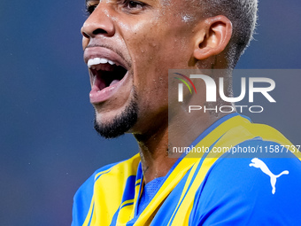 Pedrinho of FC Shakhtar Donetsk during the UEFA Champions League 2024/25 League Phase MD1 match between Bologna FC and FC Shakhtar Donetsk a...