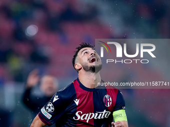 Riccardo Orsolini of Bologna FC during the UEFA Champions League 2024/25 League Phase MD1 match between Bologna FC and FC Shakhtar Donetsk a...