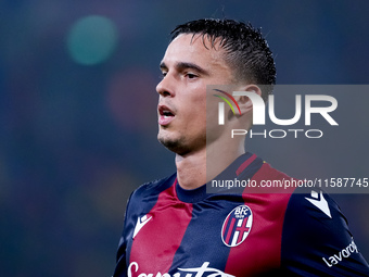 Nikola Moro of Bologna FC looks on during the UEFA Champions League 2024/25 League Phase MD1 match between Bologna FC and FC Shakhtar Donets...