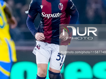 Sam Beukema of Bologna FC during the UEFA Champions League 2024/25 League Phase MD1 match between Bologna FC and FC Shakhtar Donetsk at Stad...