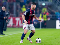 Riccardo Orsolini of Bologna FC during the UEFA Champions League 2024/25 League Phase MD1 match between Bologna FC and FC Shakhtar Donetsk a...