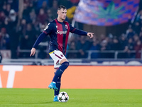 Sam Beukema of Bologna FC during the UEFA Champions League 2024/25 League Phase MD1 match between Bologna FC and FC Shakhtar Donetsk at Stad...