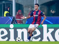 Dan Ndoye of Bologna FC during the UEFA Champions League 2024/25 League Phase MD1 match between Bologna FC and FC Shakhtar Donetsk at Stadio...